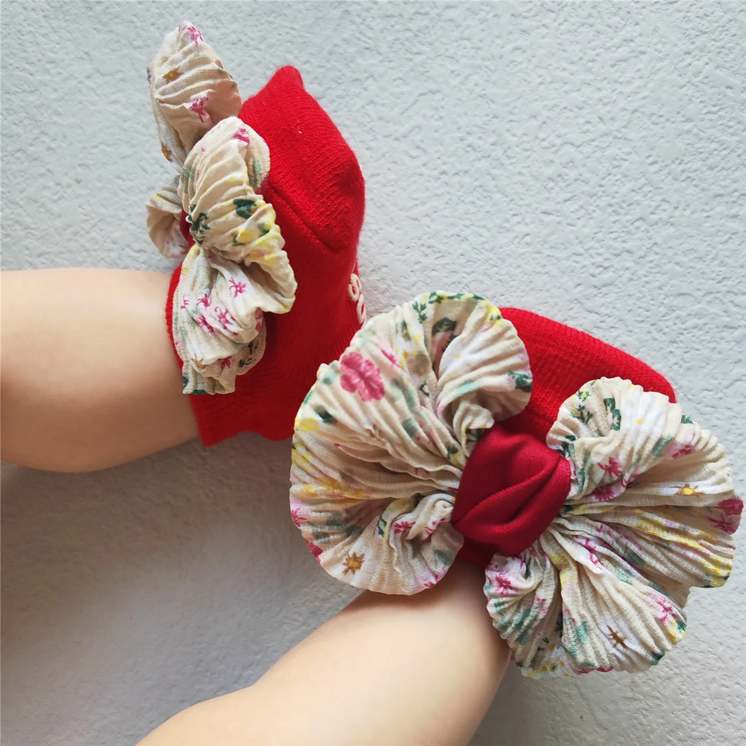 Ensemble 2 pièces pour bébé fille Ensemble bandeau et chaussettes pour bébé fille