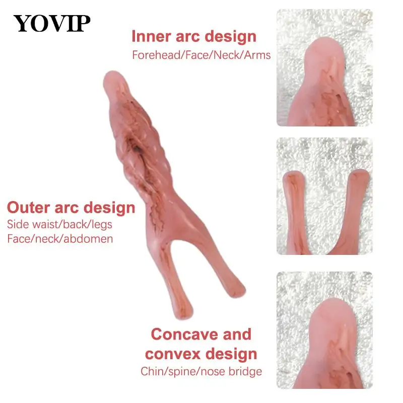 

1Pcs Nose Lifting Tool Plastic Nose Massager Promote Blood Circulation For Trigger Point Therapy Pedicure Gua Sha Board