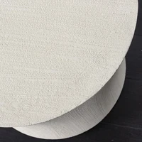 Table basse ronde blanche de styliste minimaliste italien, table d'appoint moderne, combinaison pour meubles de salon 4