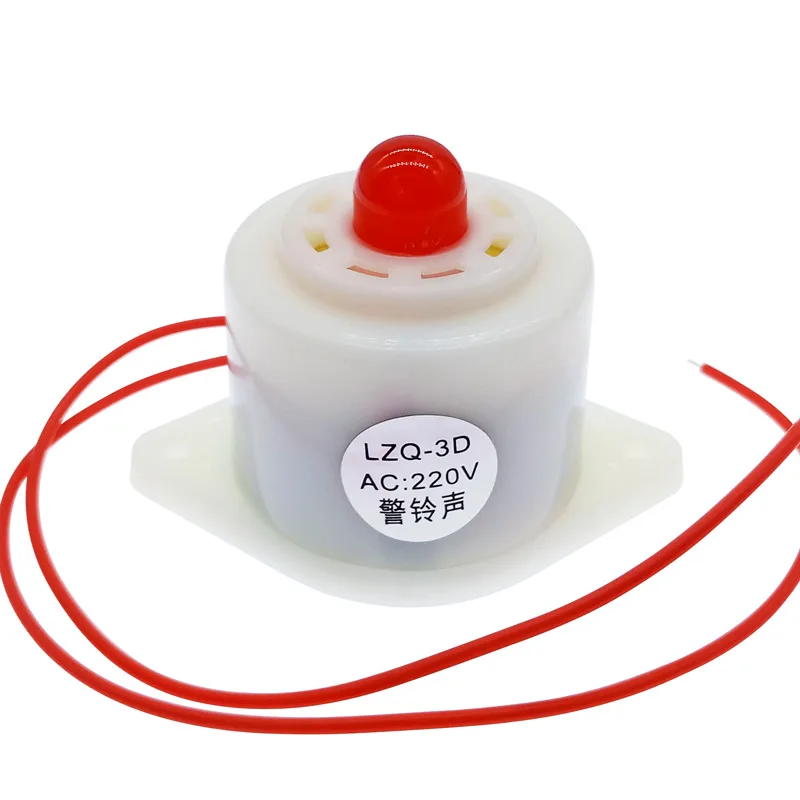 Electronic Buzzer Beep Alarm High-decibel 12V 24V 110V 220V Acoustic-optic alarm Indicator flashing light LZQ-3D electronic buzzer