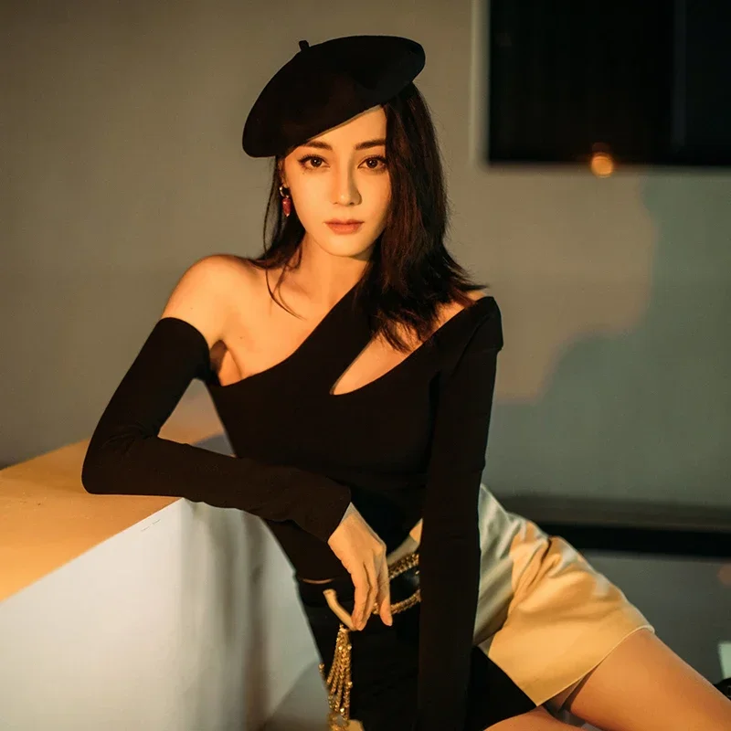 

Jazz Dance Clothes Female Singer Stage Performance Knitted Tops Nightclub DJ Costumes Hip Hop Pole Dance Clothing