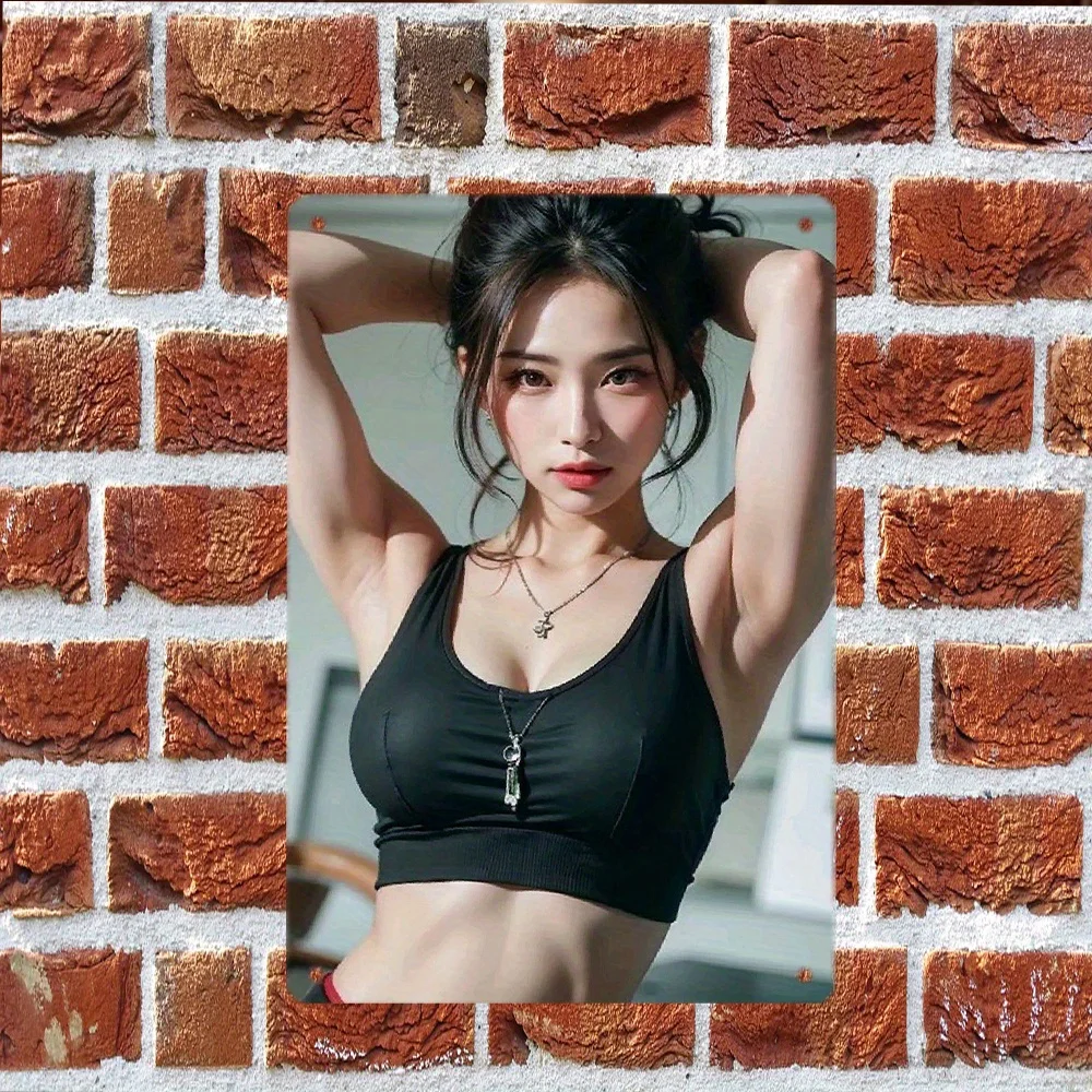 Vintage Metal Wall Art Decor with "Sports Style" Design for Home Cafe Bar Restaurant Gift