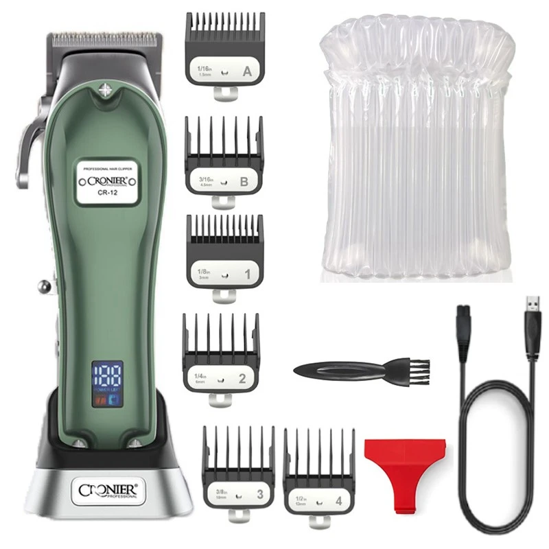 جميع المعادن اللاسلكية المهنية مقص الشعر الحلاق ال...