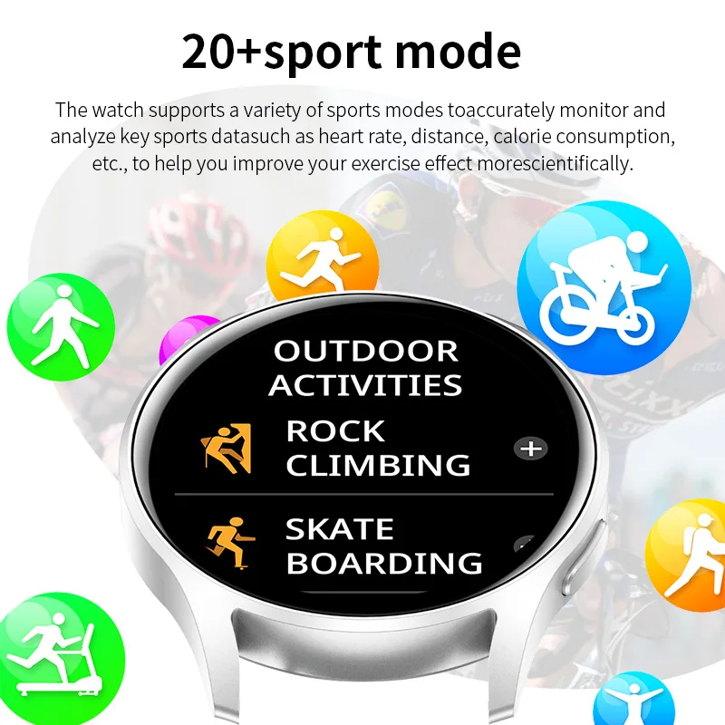 LIGE Reloj Intelligente Mujer ̾ ȭ Ʈġ, GPS Ʈ,   ýƮ, ޽ ˸,  Ʈ ġ