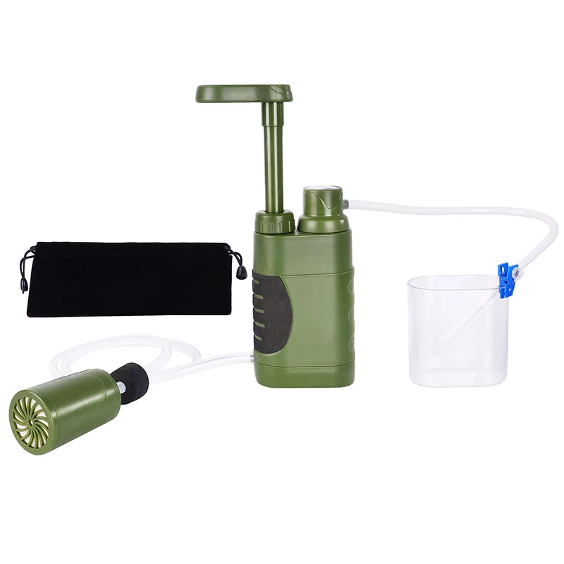 

Outdoor Water Filter Straw Water Filtration System Water Purifier for Family Preparedness Camping Equipment Hiking Emergency