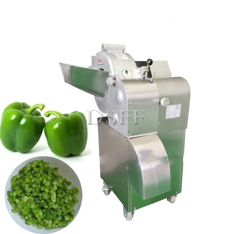 

Fully Automatic Vegetable Cutting Machine Potatoes, Carrots, Onions, Tomatoes, Coconuts, Mango Cubes Cutting Machine