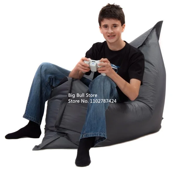 children red game bean bag , kids gaming sofa beanbags,outdoor oxford nylon waterproof bean sit lounger relax cushion cover only
