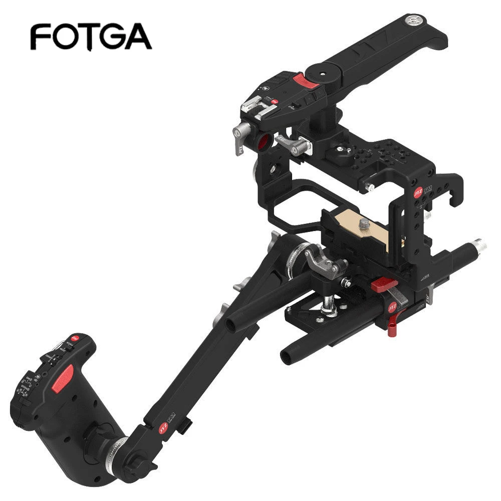 

JTZ DP30 Camera Cage Baseplate Rig Grip KIT For SONY Alpha A6000 A6300 A6500 4K DSLR Camera Camera Cage with 15mm Rail Rod Base