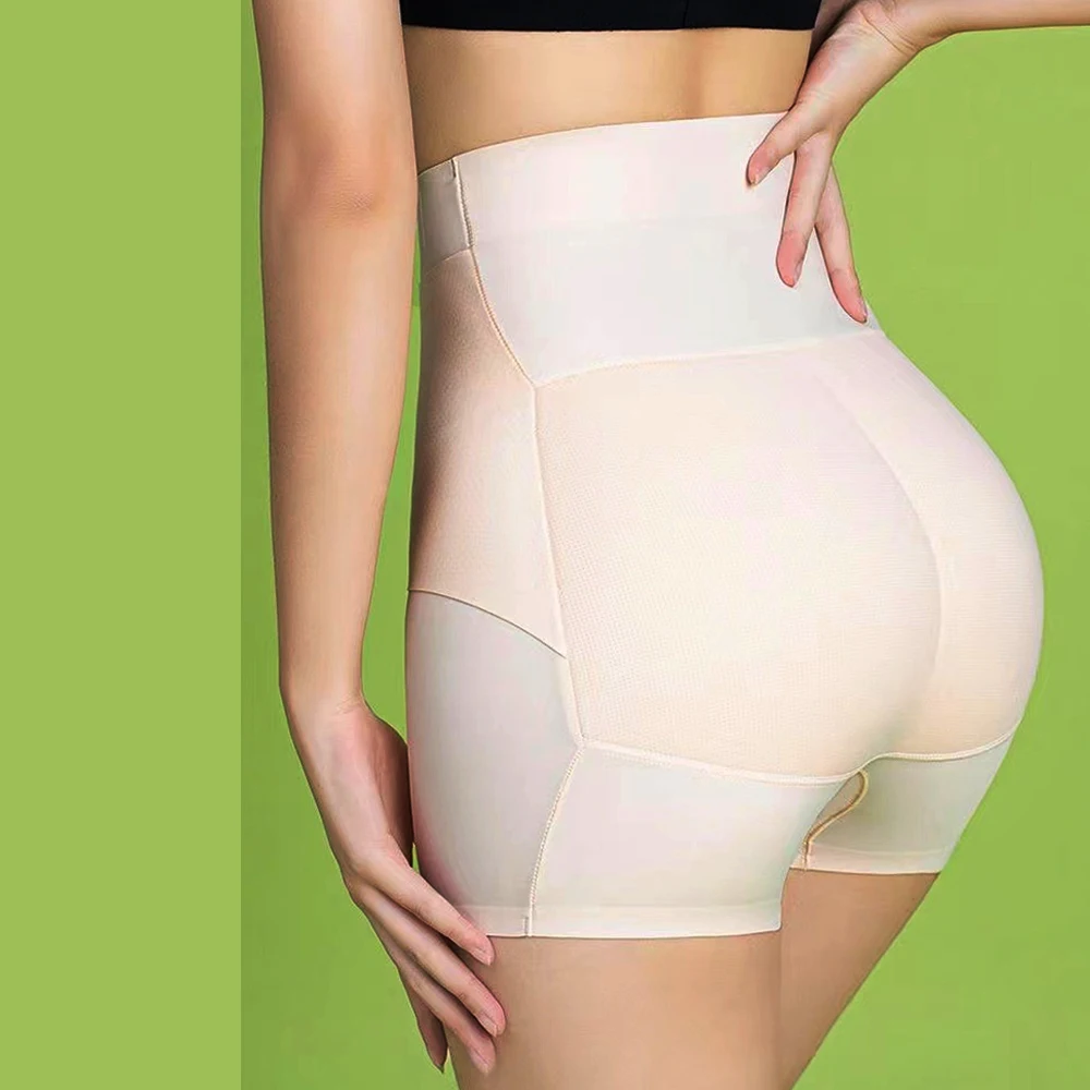Hip Shapewear Women Mid-waist Butt Lifter Body Shaper Buttocks Spandex Push Up Hip Pads