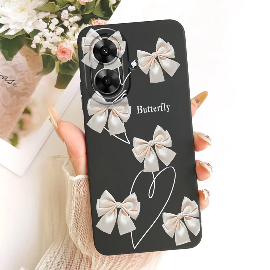 Fashion Flower Pretty Girls Soft Silicone Phone Cover