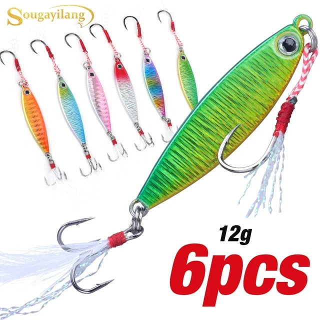 Luminous Jigging Lure Lead Fish Metal Jig Fishing  Metal Artificial Bait  Tackle - Fishing Lures - Aliexpress