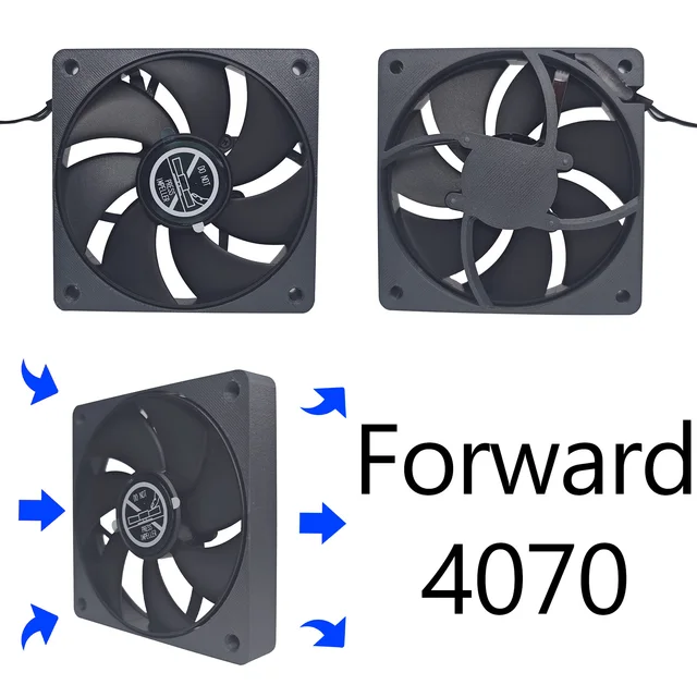 PC用ファン・クーラー rtx4070 3D Printed 4070 Modified Fan 9cm 9615 PWM 4Pin,5400RPM FDB