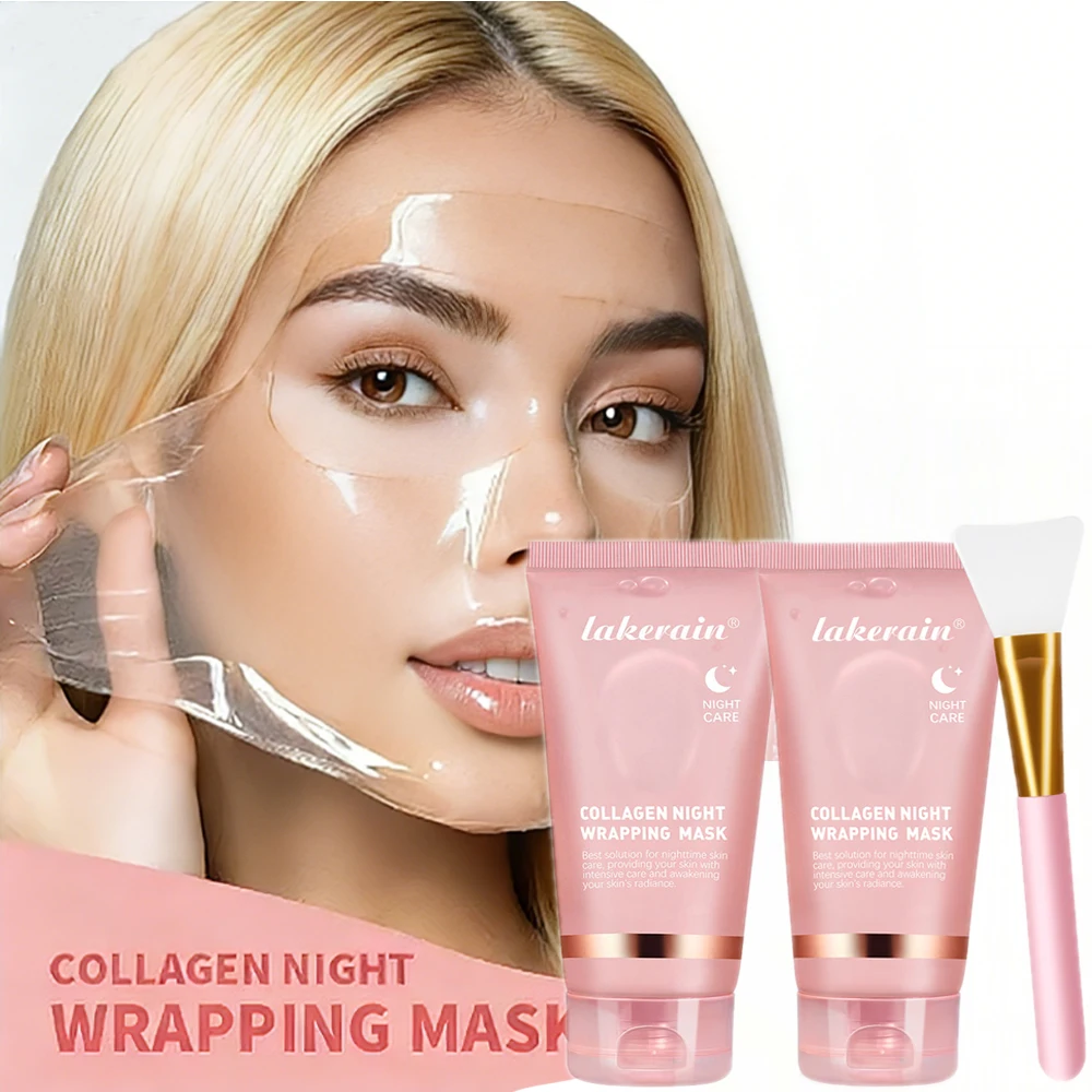 Revitalizing Korean Collagen Peel-Off Face Mask for Women - Anti-Wrinkle & Lifting Overnight Treatment