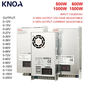 500W 600W 1000W 1500W 0-12V 15V 24V 27V 30V 36V 48V 60V 72V 85V 90V 100V 110V 150V 200V Ac / Dc Smps LED 1