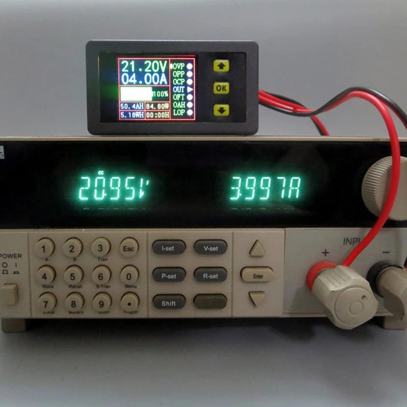 

Digital Multimeter Charge-Discharge Tester for DC 0-90V 0-20A Amp M Dropship