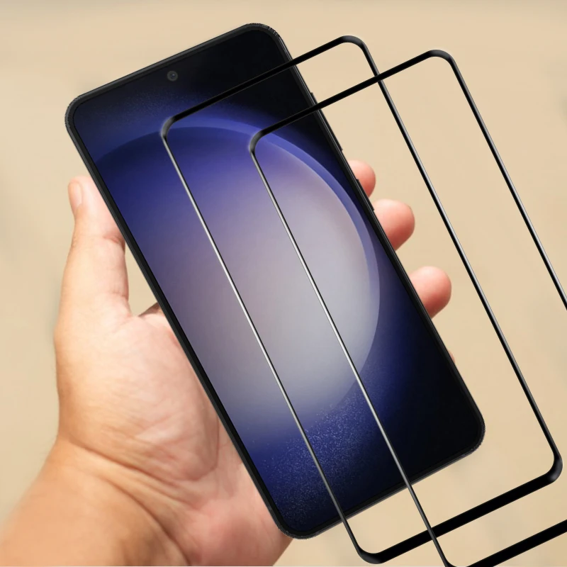 

2pcs for Samsung Galaxy S23 Plus S22 S22+ S21 5G S21plus S21+ S20 FE Tempered Glass Screen Protector 2.5D Cover Protective Film