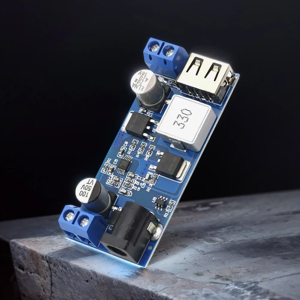 DC-DC 24 V/12 V ถึง 5V 5A ขั้นตอนลง Power Supply Buck Converter USB Buck ขั้นตอนลง Converter โมดูล Power Buck โมดูลสําหรับโทรศัพท์ 1