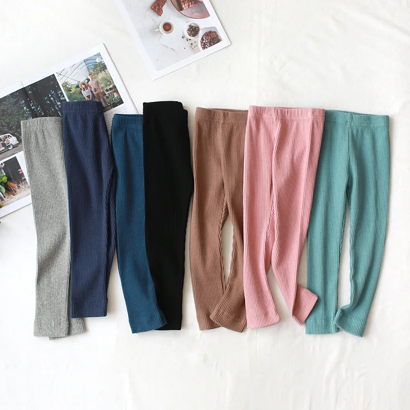 

Kids Pants Autumn Big Pp Cotton Leggings for Girls Baby Bow Stripe Long Trousers Fashion Children girl Princess Legging cotton