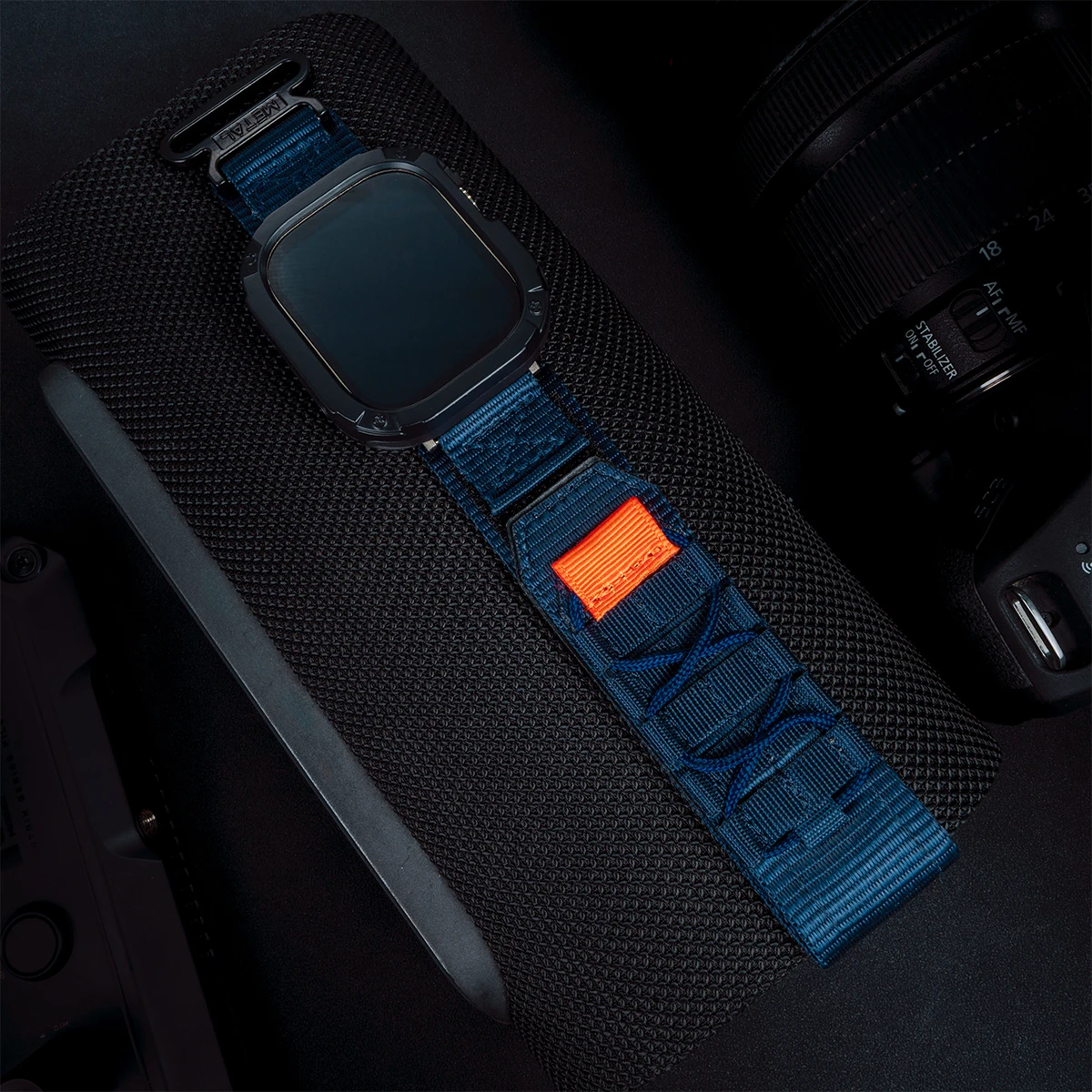 Enhanced Tactical Nylon Strap with TPU Anti-Drop Case