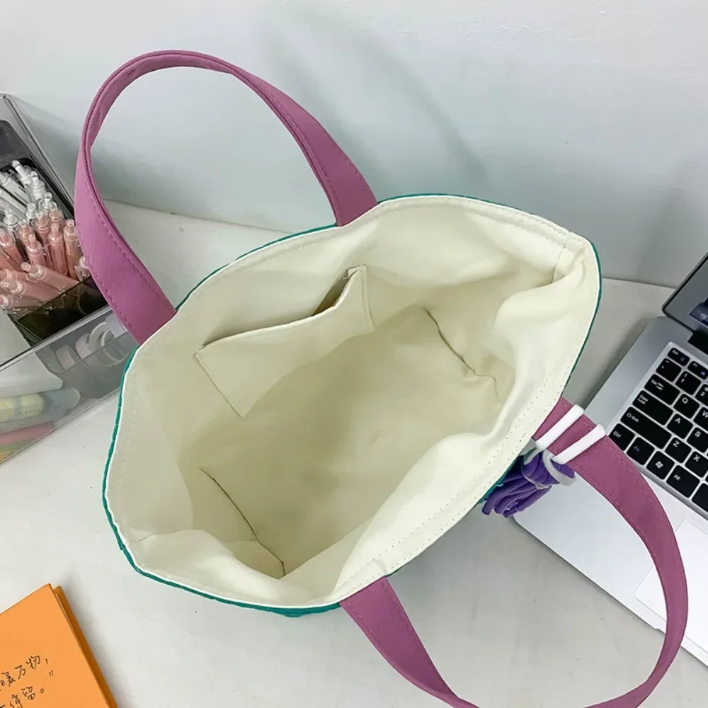Vegan Tote Bags Women Fashion Versatile Tassels Shoulder Bag Female Casual Simple Handbags Large Capacity Durable Shopping Bags