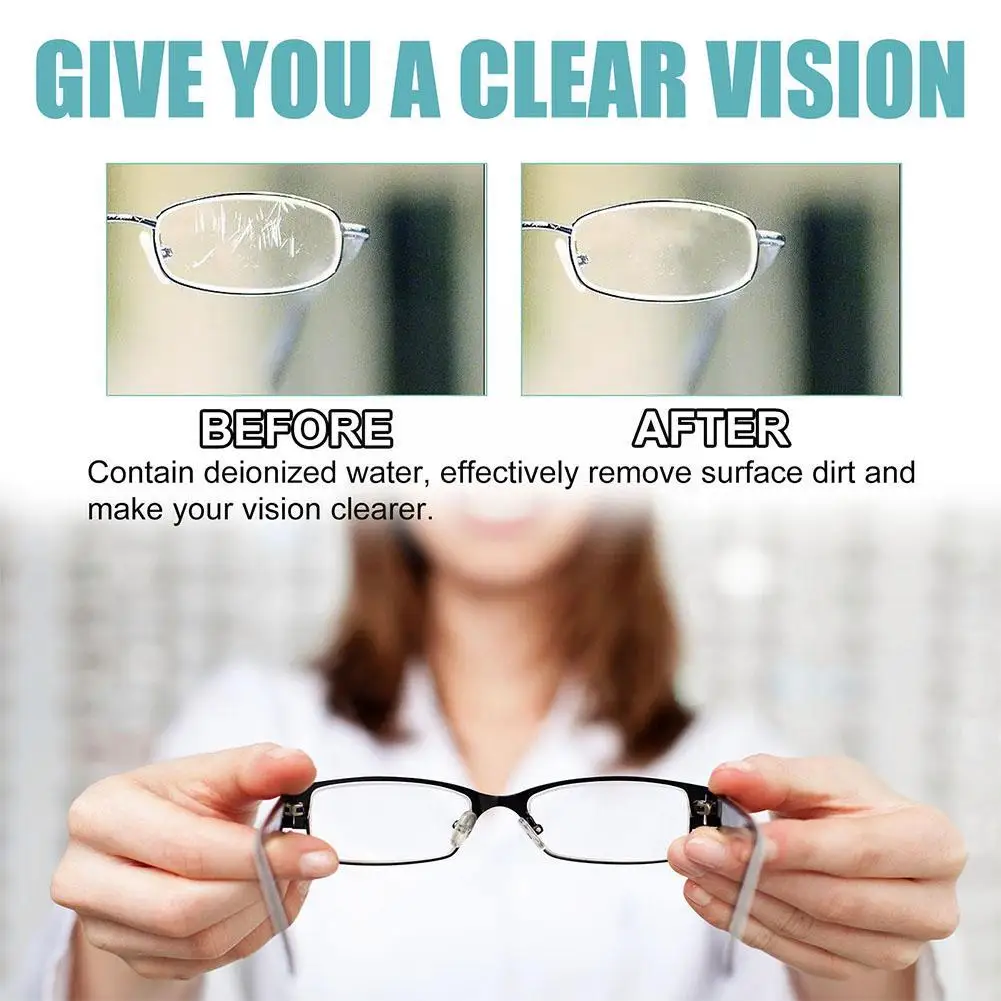 100ML Glass Cleaner Lens Cleaner Glasses Sunglasses Eyeglass Bottle Accessories Cleaning Solution Supplies Spray glass cleaner glasses lens cleaner spray