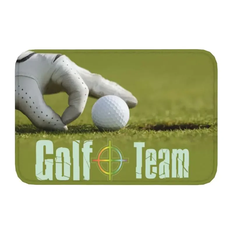 

Sport Golf Lover Floor Door Bath Kitchen Mats Anti-Slip Outdoor Golfer Golfing Doormat Bedroom Balcony Entrance Rug Carpet