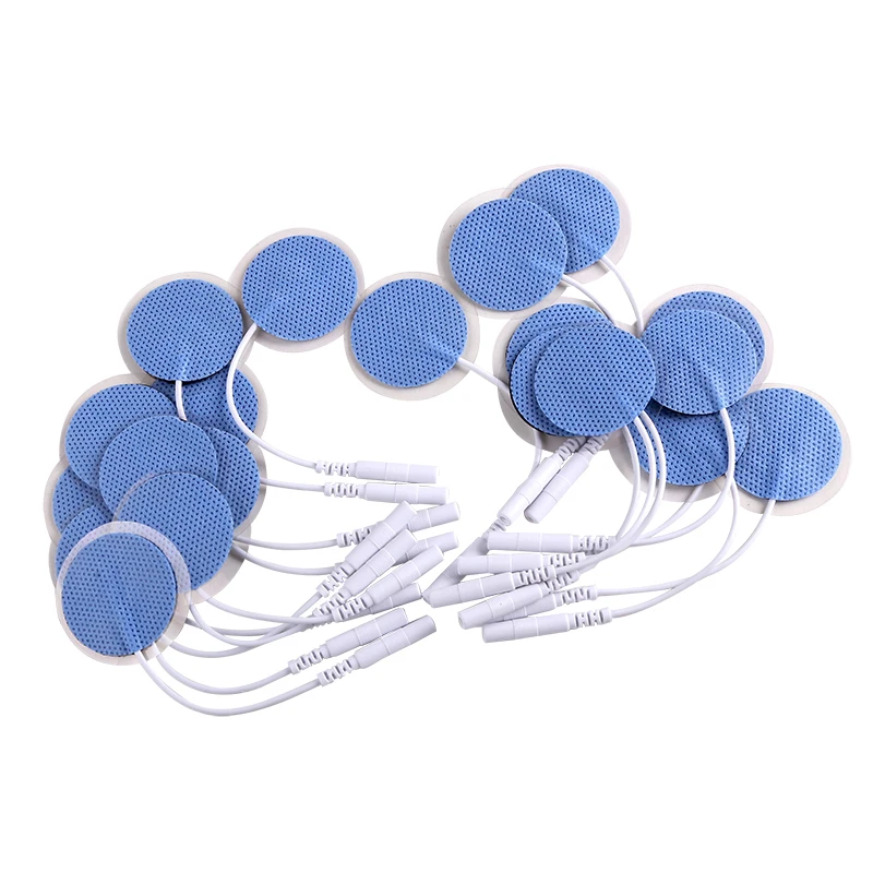Electrode Pads 50/100pcs 32mm blue for Electric Tens Digital Therapy Machine Replacement Body Massager