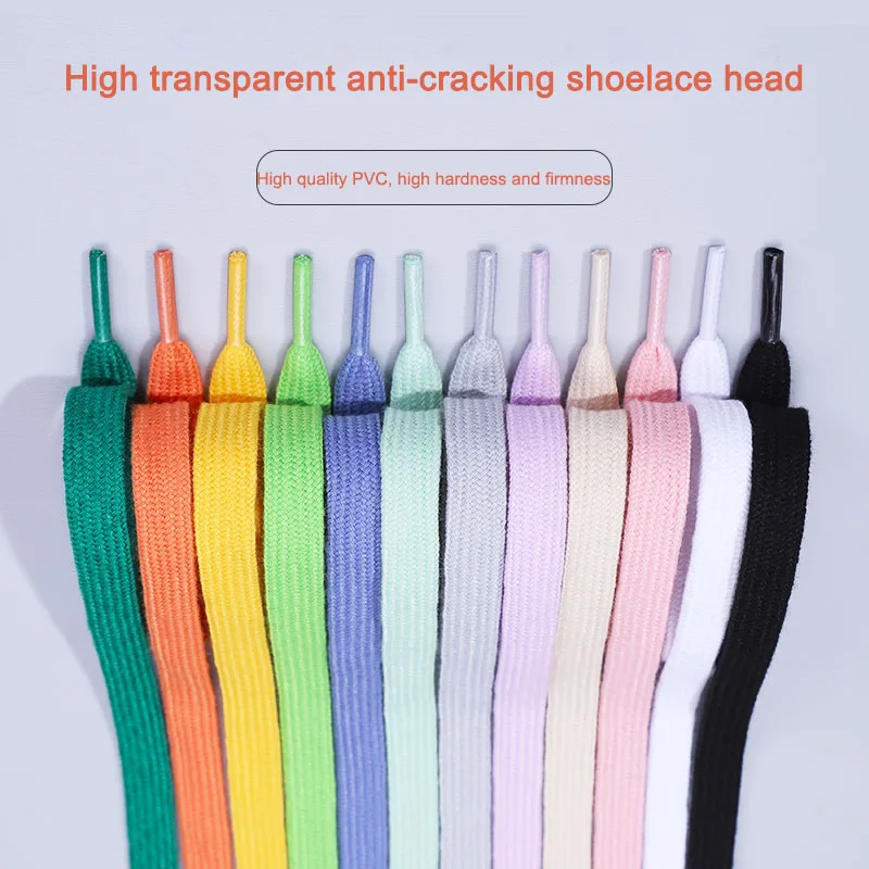 Classic Cotton Shoelaces Flats Sneakers Shoe laces Tennis Shoelace 1CM Width 80/100/120/140/160CM Laces for Shoes Accesories