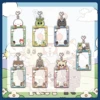 Kpop BOYNEXTDOOR Cartoon Card Insertion Frame Keychain SUNGHO RIWOO JAEHYUN TAESAN LEEHAN Card Storage Pendant Accessories Gift 1