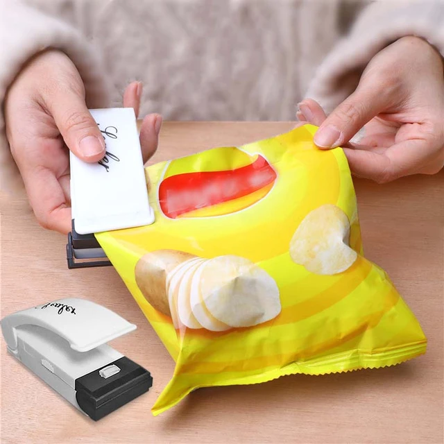 emballage alimentaire rangements portables cuisine outils accessoires de  rangement pince fermeture sachet pratique scelleuse thermique conservation  des aliments mini thermoscelleuse clip scellage machine à sceller