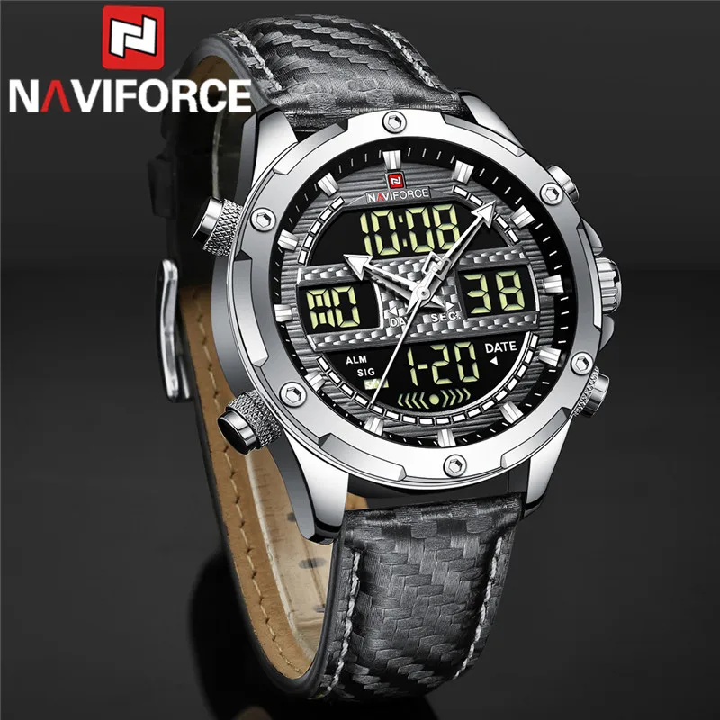 NAVIFORCE Military Gold Luxury Men’s Watch main image 1