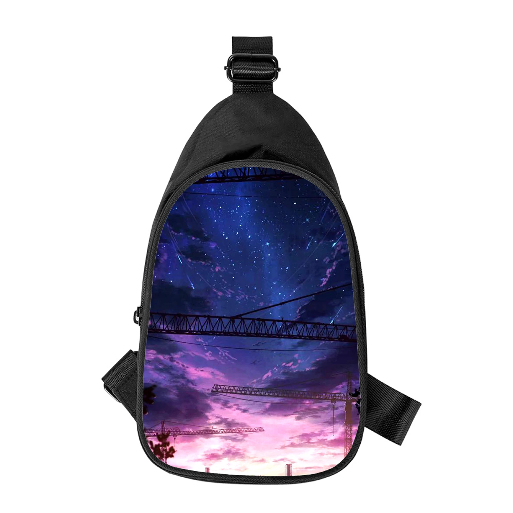 Рисунок 5 - Мужская нагрудная сумка с принтом