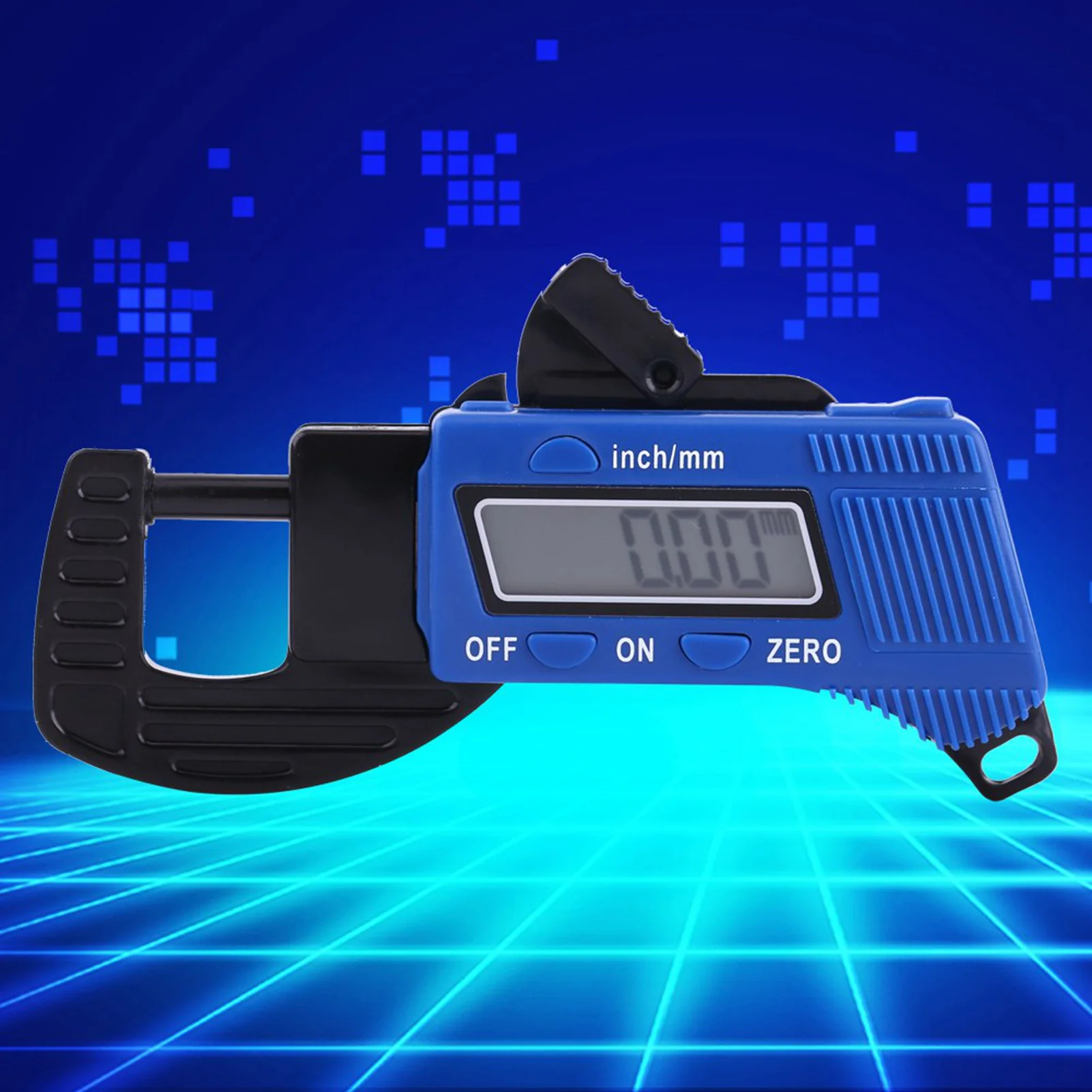 Thickness Caliper Thickness Measuring Tool 0-12.7mm Gauge Caliper Meter Width Measure Digital Display