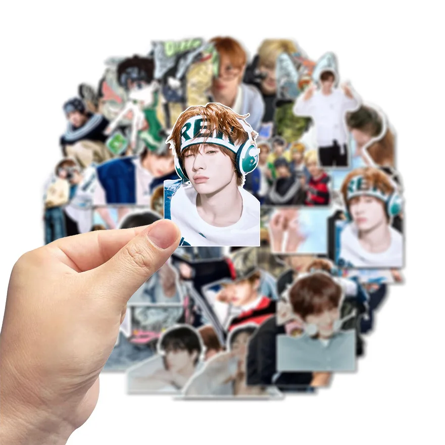 55개 TWS 신규 시리즈 포스 미니 앨범 플레이 하드 HD 방수 스티커 노트북 스티커 샤이뉴 도훈 영재 한진 지훈