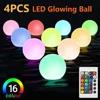 Outdoor LED Garden Ball Lights Remote Control Floor Street Lawn Lamp Swimming Pool Wedding Party Holiday Home Decoration Lamp 1