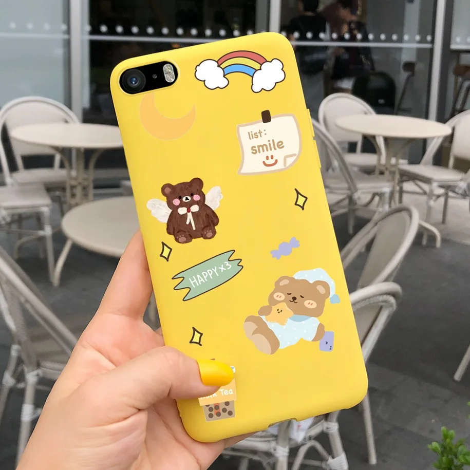 Leopard Cartoon Soft Matte Silicone Bumper Case