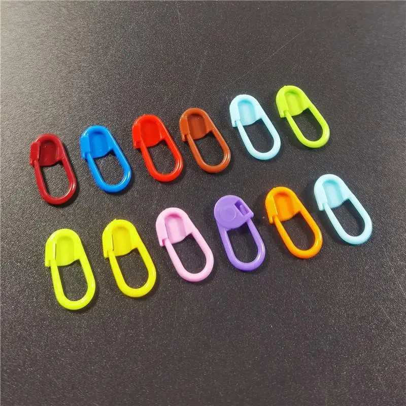 Knitting Tools 20/50 Pack Knitting Tools Small Buckle Plastic Buckle Pin Marker Anti-Unlock Sweater Counter Mark