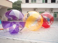 HIBADOU 2m Dia TPU Water Walking Ball Inflatable Water Walking  Ball Zorb Ball Human Hamster Inside Dacing Ball On Sale 2