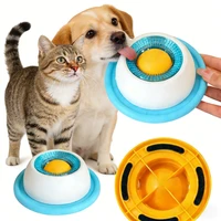Dog Stimulation Toys Pet Lick Mat Slow Feeder Yogurt Licking Plate Interactive Cats Dog Snack Bowl Tiring Bowls Dental Care Tool 1