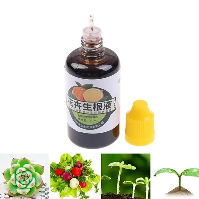 Növény Növekedés Gyors Gyökérzet 50 Ml Víz Oldódó Növényi Gyökér Stimulátor Palánta Bonsai Fa Vágó Hormon Műtrágya - Image 2