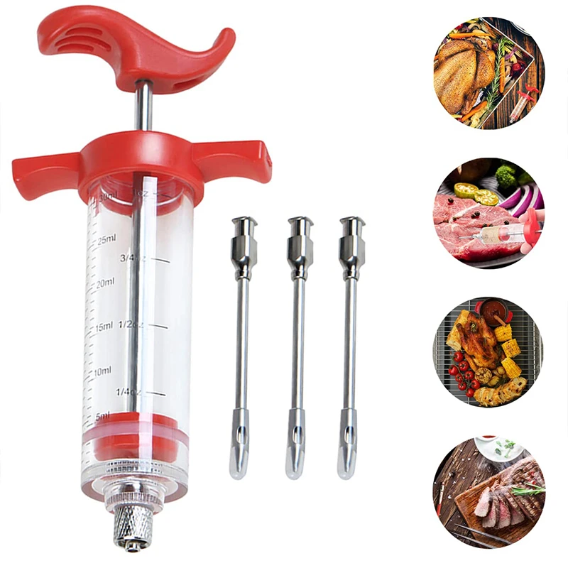 Roast Juice Syringe Seasoning Syringe Turkey Needle Marinated Beef