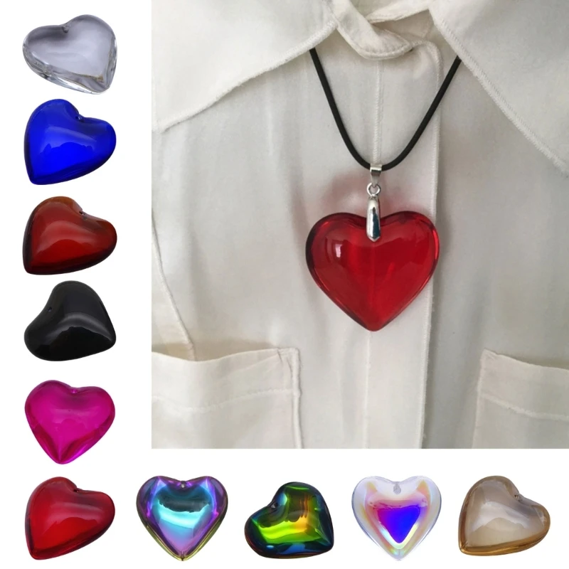 Valentine Charms Jewelry Making  Acrylic Charms Jewelry Making - 10pcs  Charms Heart - Aliexpress