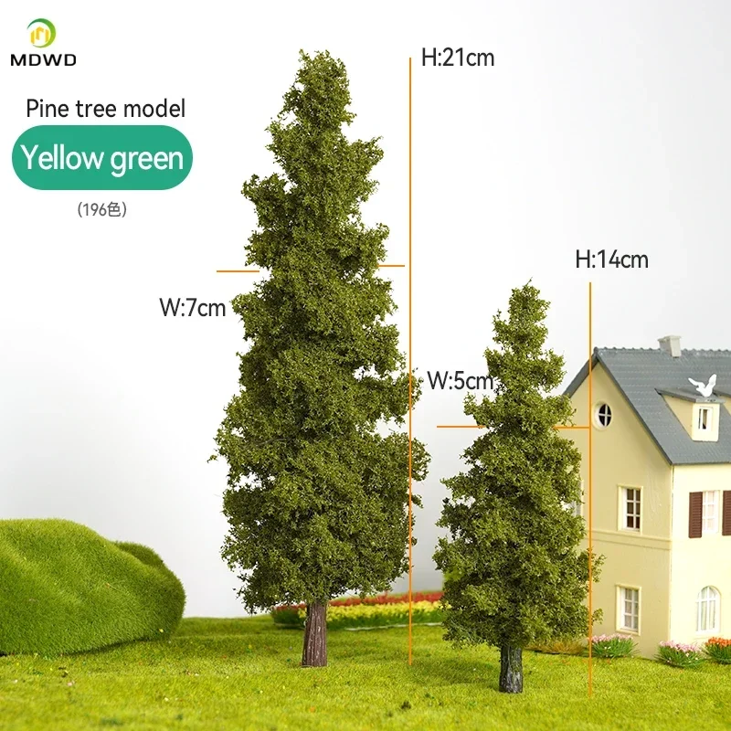 Model Train Layout Wire Tree Model Simulation Tree 14/21cm Military Sand Table Material Handmade Diy Landscape