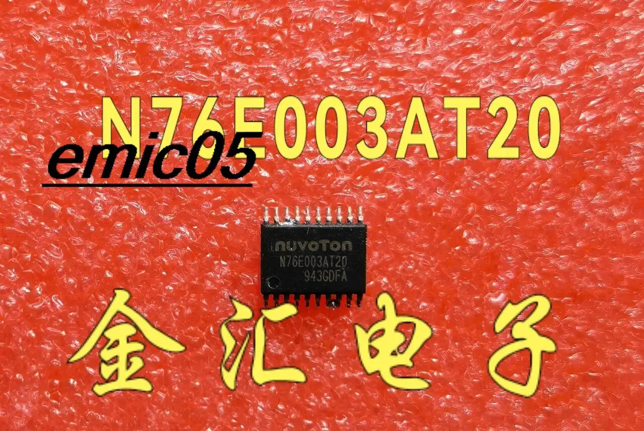 

5 шт., Оригинальные запасные части N76E003AT20 20 SOP-20