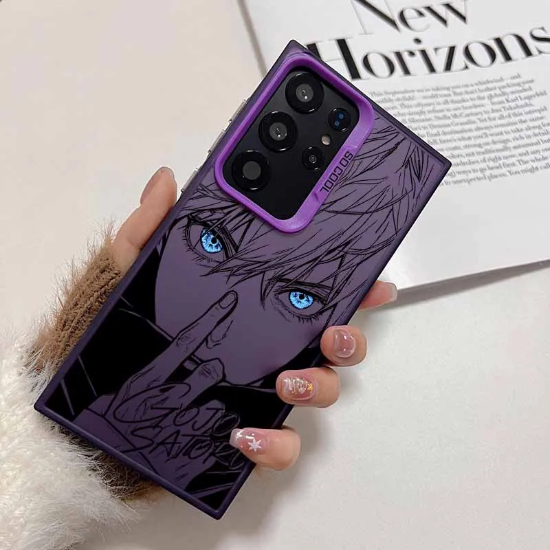 Gojo Satoru Signature Colorful Phone Case Cover