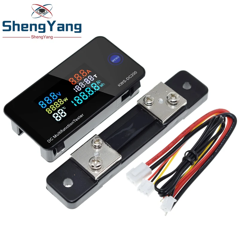 HP Voltmeters Dc 0-200a With Shunt 200a/75mv Led Digital Dc Ampere ...