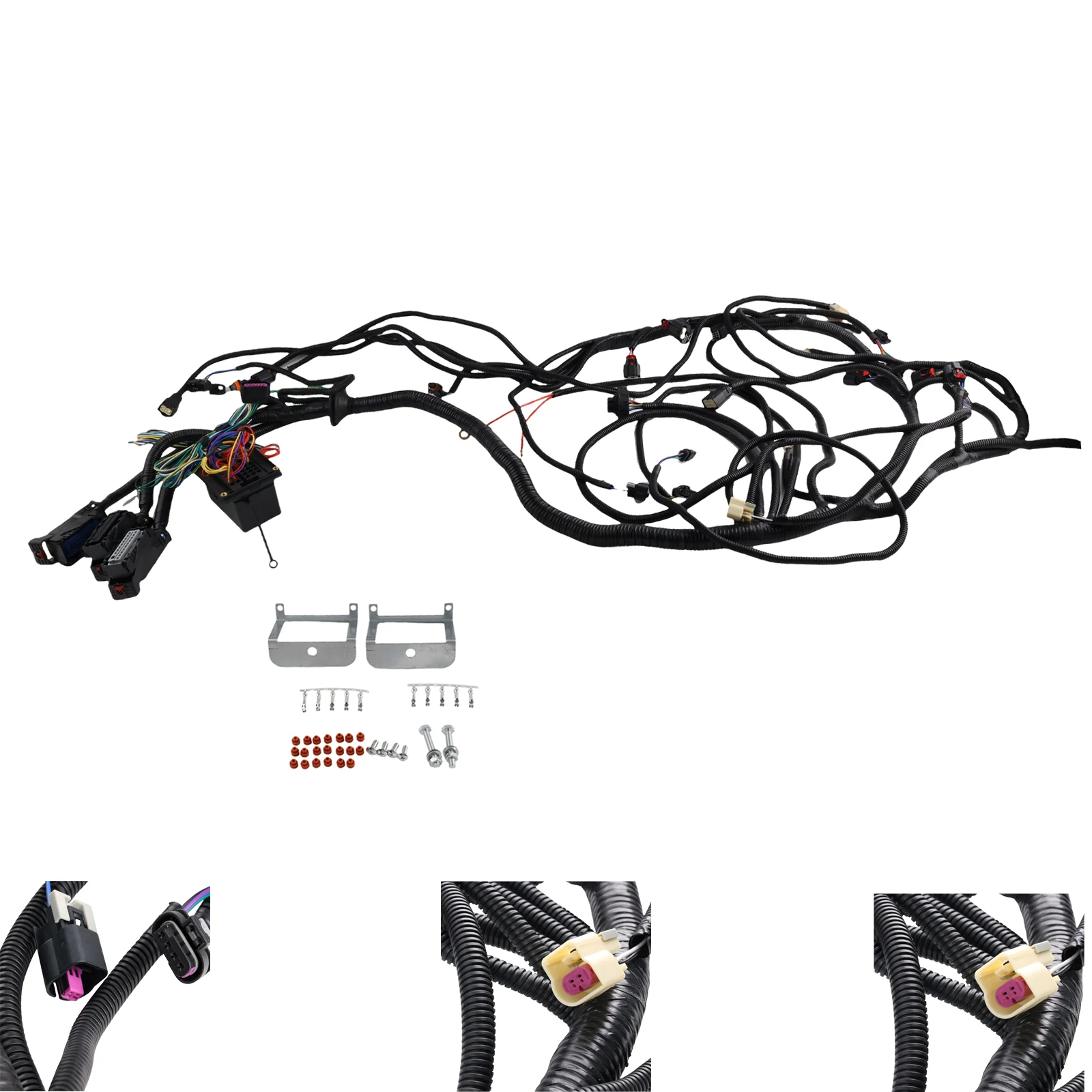 Engine Wiring Harness 2014- Gen V LT1 / L83 5.3/ L86 6.2 W/ 6L80E/6L90E 4 wire Standalone Harness