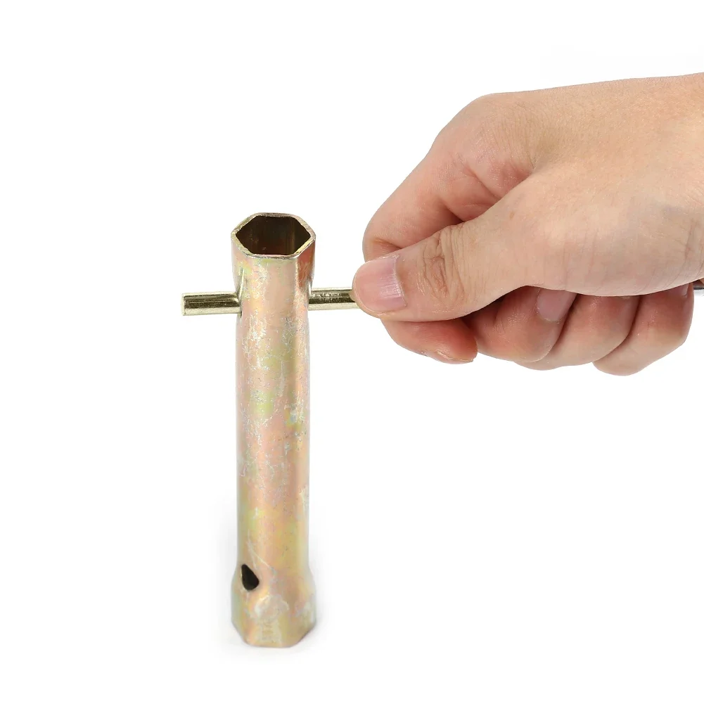 2 in 1 Spark Plug Wrench Deep Reach Socket Tool 16mm/18mm with Torque Bar Handle