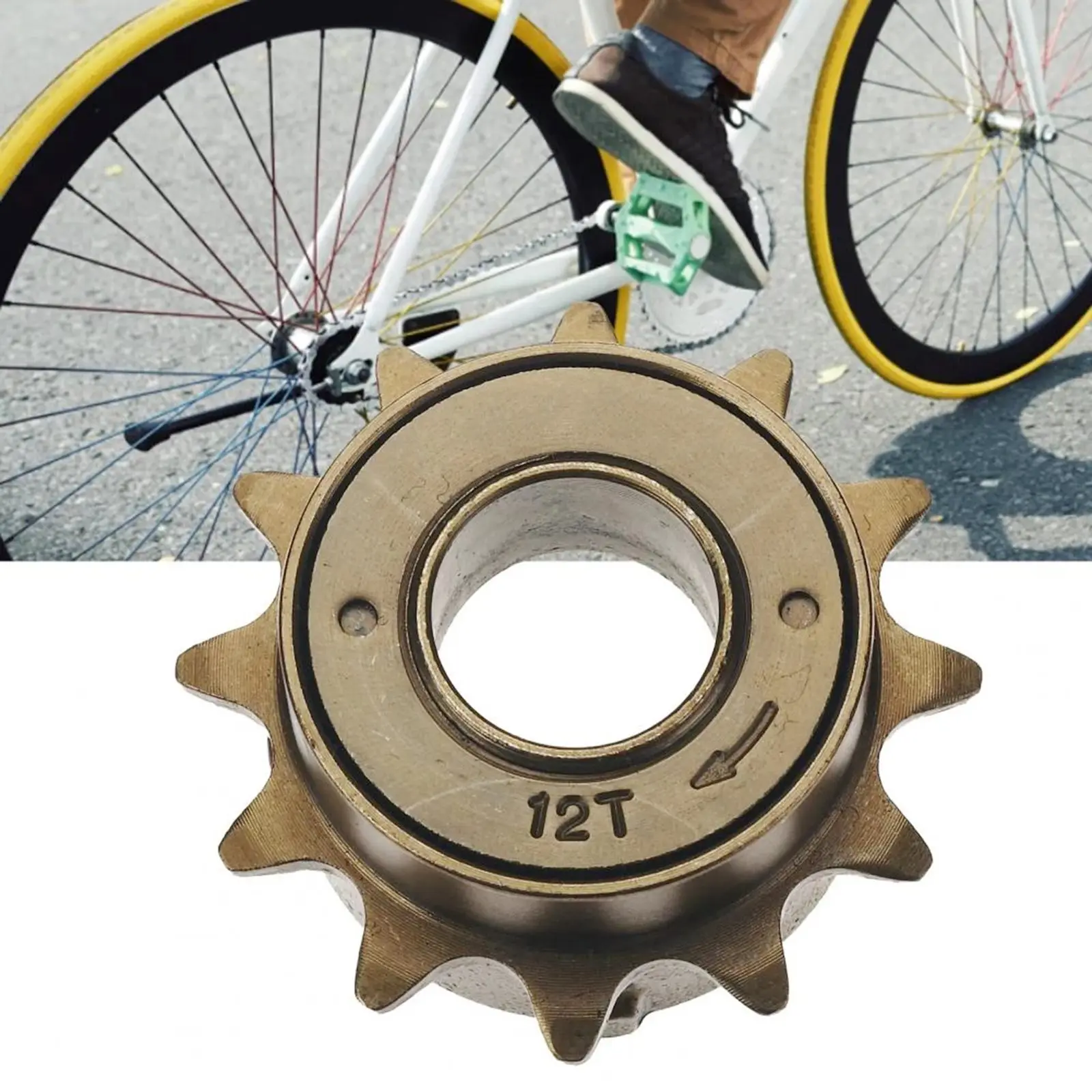 1pc Bike Flywheel Not Easily Deformed Sturdy Wearresistant High