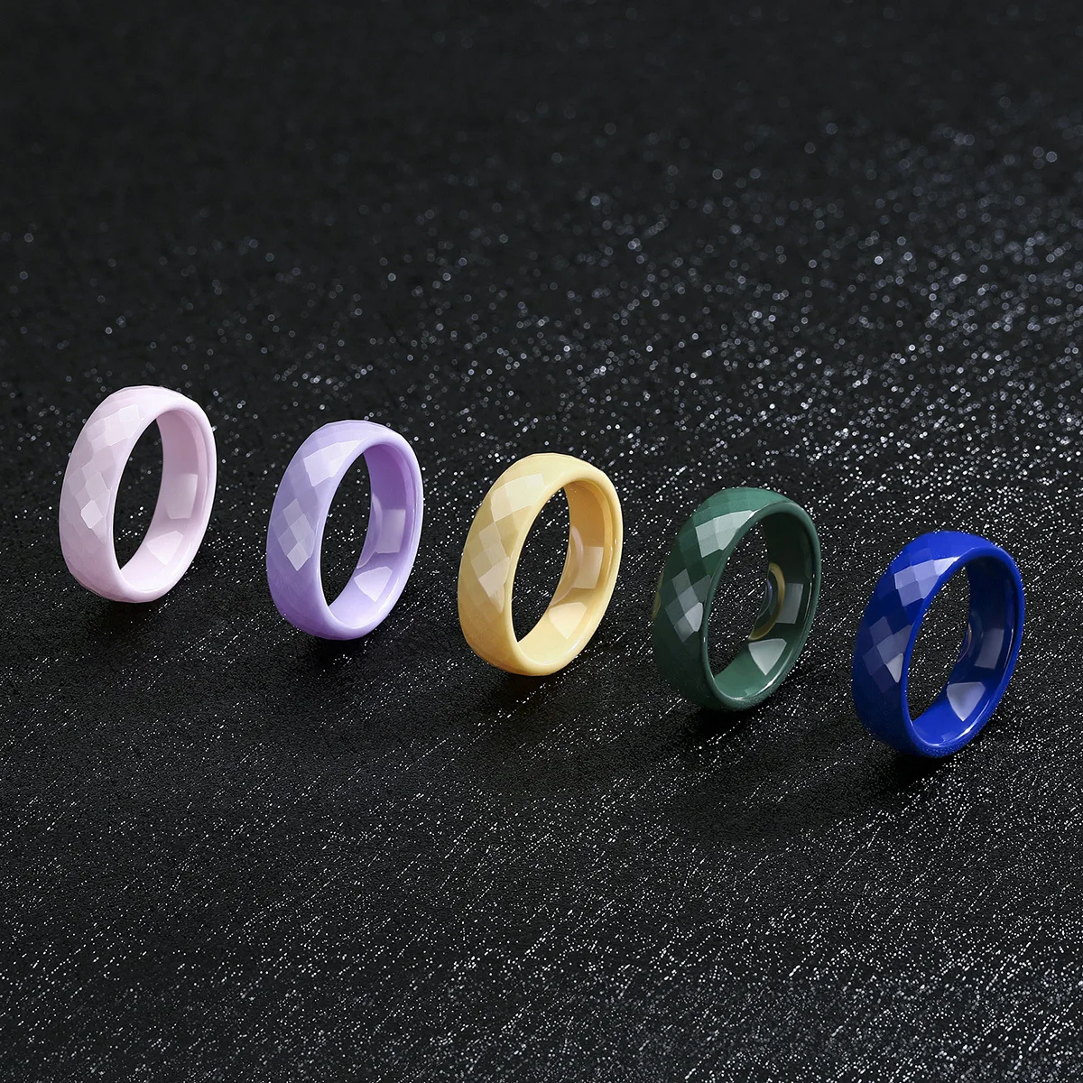 Sleek 6mm Unisex Ceramic Ring – Hypoallergenic Plain Wedding or Promise Band